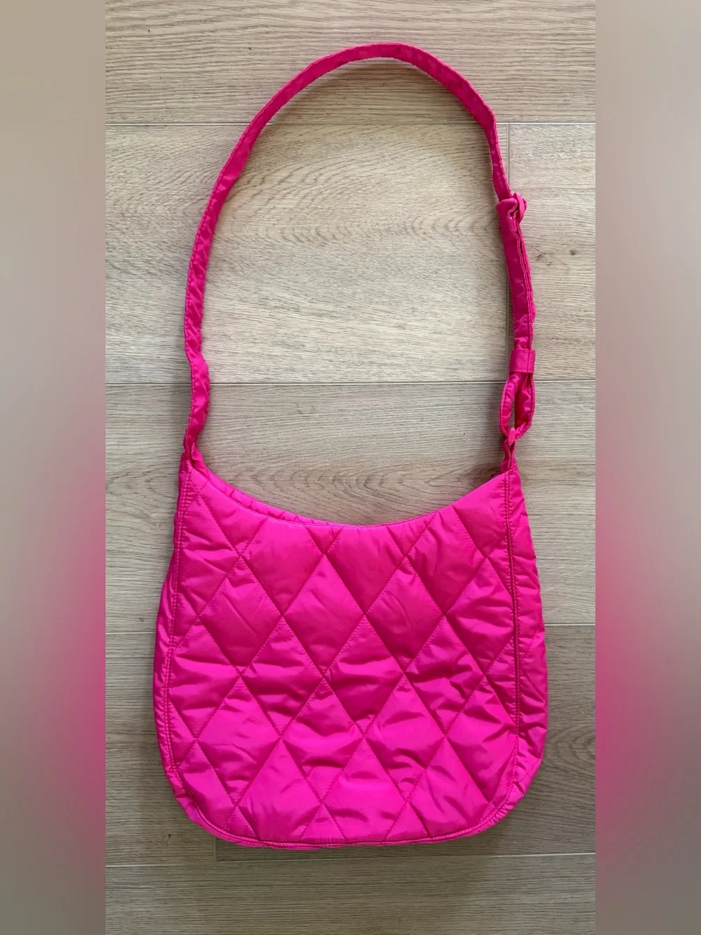 Vera Bradley Lighten Up Quilted Hobo Bag Pink